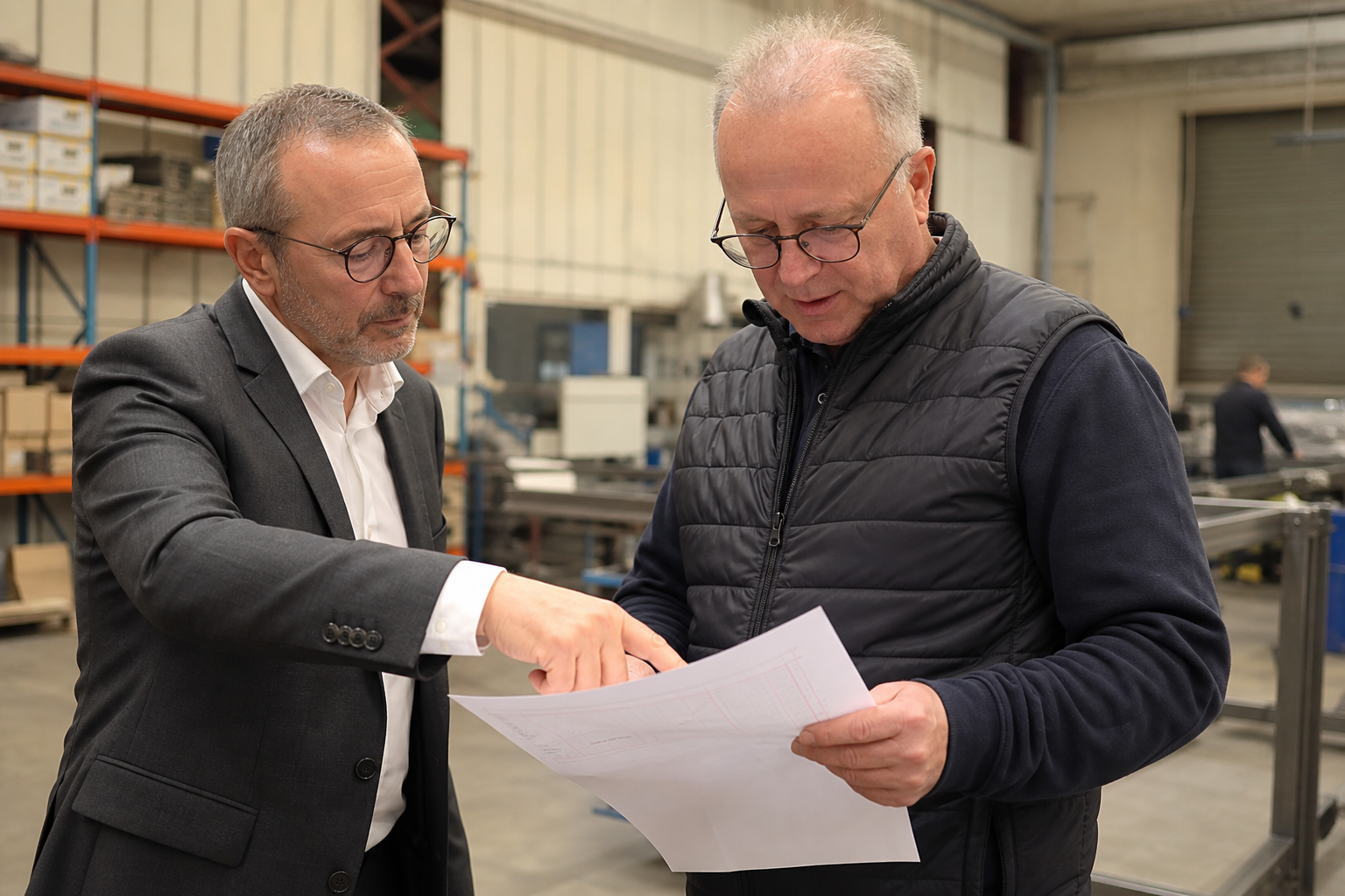 Équipe suivant un plan de projet structuré